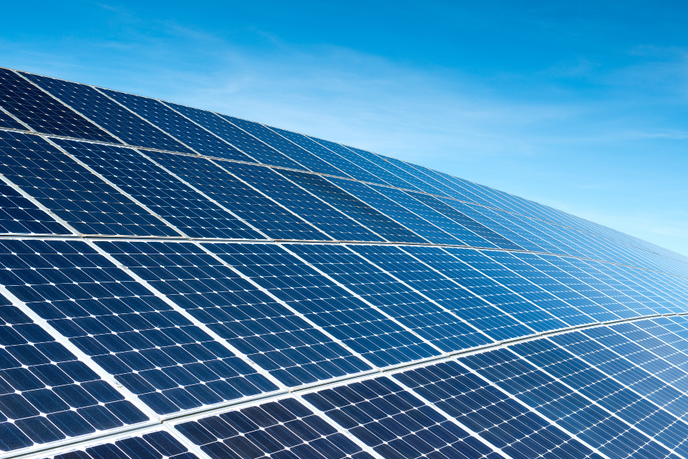Energiát megtermelő napelemrendszer